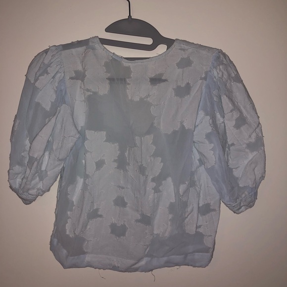 Aritzia Wilfred 💙🦋Blue Blouse - Picture 2 of 6